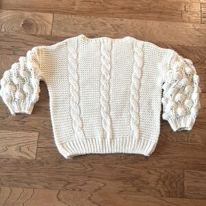Velzera Cream Knit Sweater